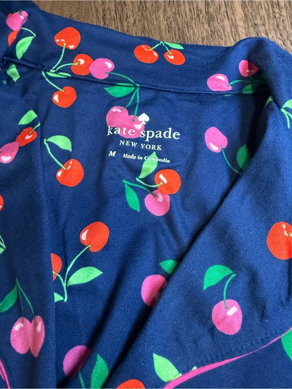 Kate Spade Cherry Print Pajama Set